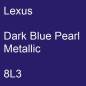 Preview: Lexus, Dark Blue Pearl Metallic, 8L3.